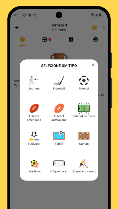 Winner - Gerenciar torneios screenshot 1