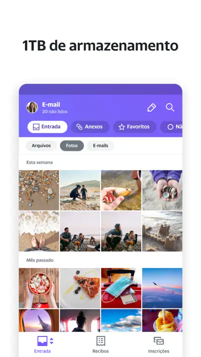 Yahoo Mail – e-mail organizado screenshot 1