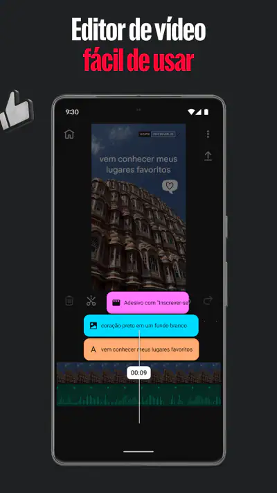 YouTube Create: app de edição screenshot 1